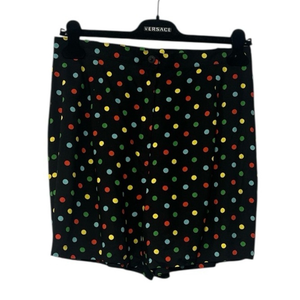 Polka Dot Viscose Shorts